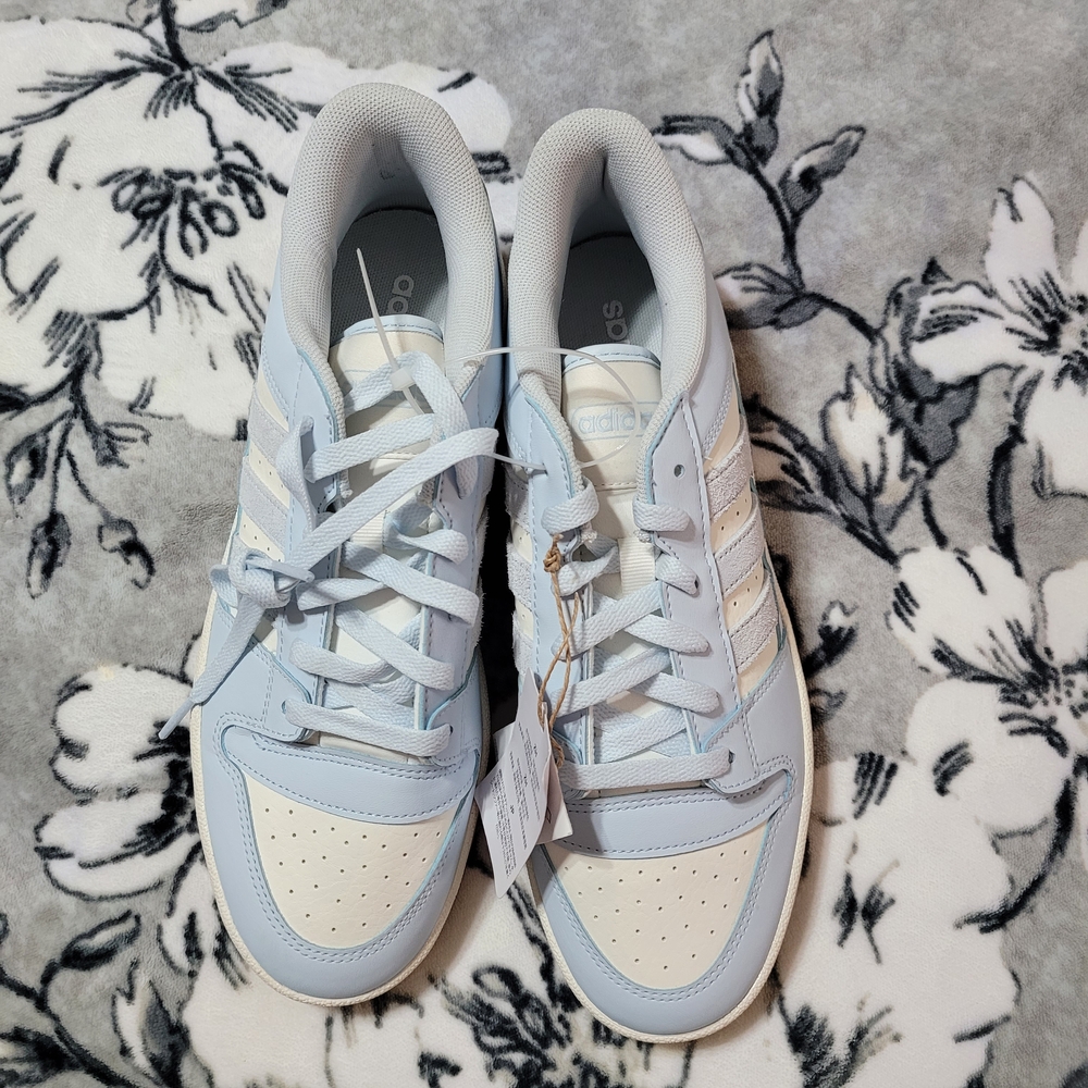 Adidas Break Start Low Sneaker Women's Sky Tint Blue and Cloud White JH6129